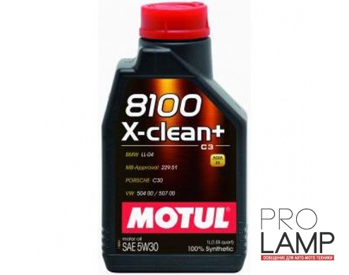 MOTUL 8100 X-clean+ 5W30 (C3) - 1 л.