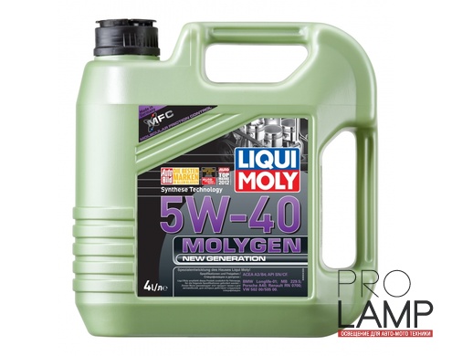 LIQUI MOLY Molygen New Generation 5W-40 — НС-синтетическое моторное масло 4 л.