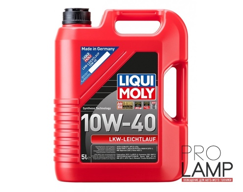 LIQUI MOLY LKW-Leichtlauf-Motoroil Basic 10W-40 — НС-синтетическое моторное масло 5 л.