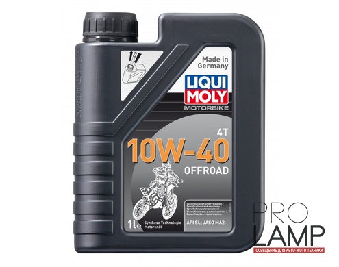 LIQUI MOLY Motorbike 4T Offroad 10W-40 — НС-синтетическое моторное масло для 4-тактных мотоциклов 1 л.