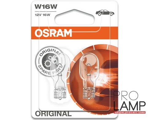 Галогеновые лампы Osram Original Line W16W - 921-02B