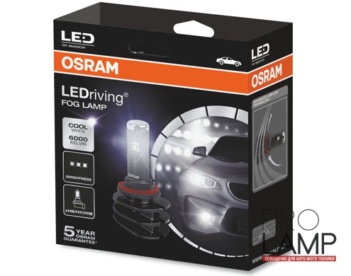 Светодиодные лампы Osram LEDriving FOG LAMP, H8/H11/H16 - 66220CW