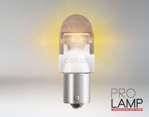 Светодиодные лампы Osram Premium Amber P21W - 7556YE-02B — Osram LEDriving PREMIUM RETROFIT 7556YE 4