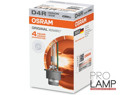Штатные ксеноновые лампы D4R Osram Xenarc Original - 66450