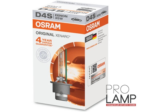 Штатные ксеноновые лампы D4S Osram Xenarc Original - 66440