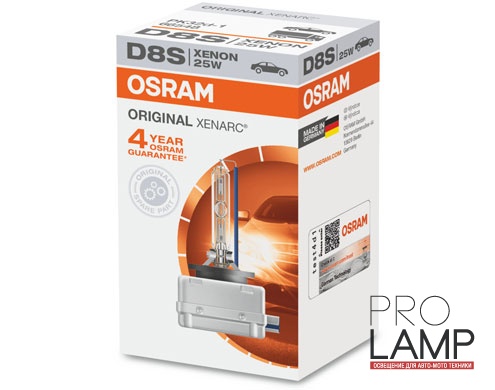 Штатные ксеноновые лампы D8S Osram Xenarc Original - 66548